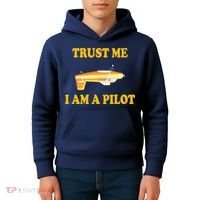 Trust Me I'm A Pilot Kids Hoodie thumb 4