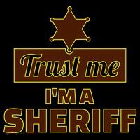 Trust Me I'm A Sheriff Doggie Tank thumb 4
