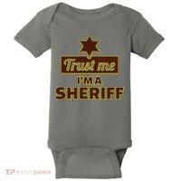 Trust Me I'm A Sheriff Baby Bodysuit thumb 0
