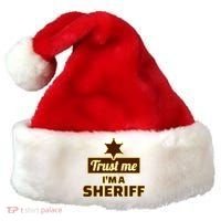 Trust Me I'm A Sheriff Santa Hat thumb 0