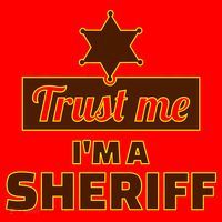 Trust Me I'm A Sheriff Santa Hat thumb 1