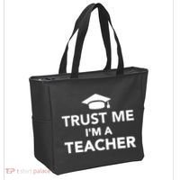 Trust Me I'm A Teacher Tote Bag thumb 2