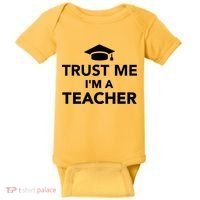 Trust Me I'm A Teacher Baby Bodysuit thumb 0