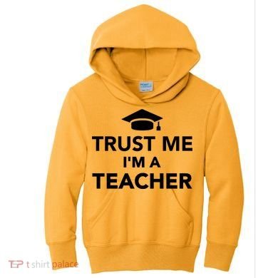 Trust Me I'm A Teacher Kids Hoodie