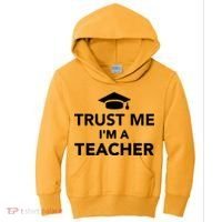 Trust Me I'm A Teacher Kids Hoodie thumb 0
