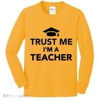Trust Me I'm A Teacher Kids Long Sleeve Shirt thumb 0