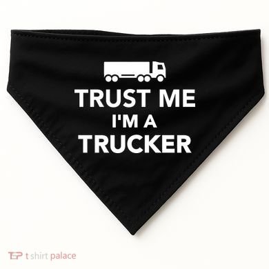 Trust Me I'm A Trucker USA-Made Doggie Bandana