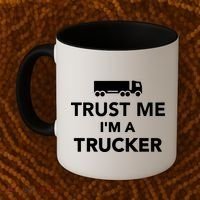 Trust Me I'm A Trucker Coffee Mug thumb 2