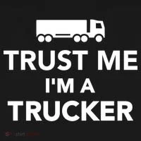 Trust Me I'm A Trucker Women's Hoodie thumb 2