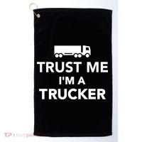 Trust Me I'm A Trucker Golf Towel thumb 0