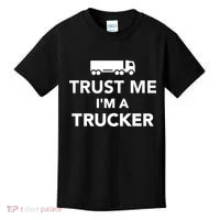 Trust Me I'm A Trucker Kids T-Shirt thumb 0