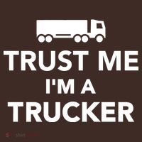 Trust Me I'm A Trucker Baby Bodysuit thumb 2