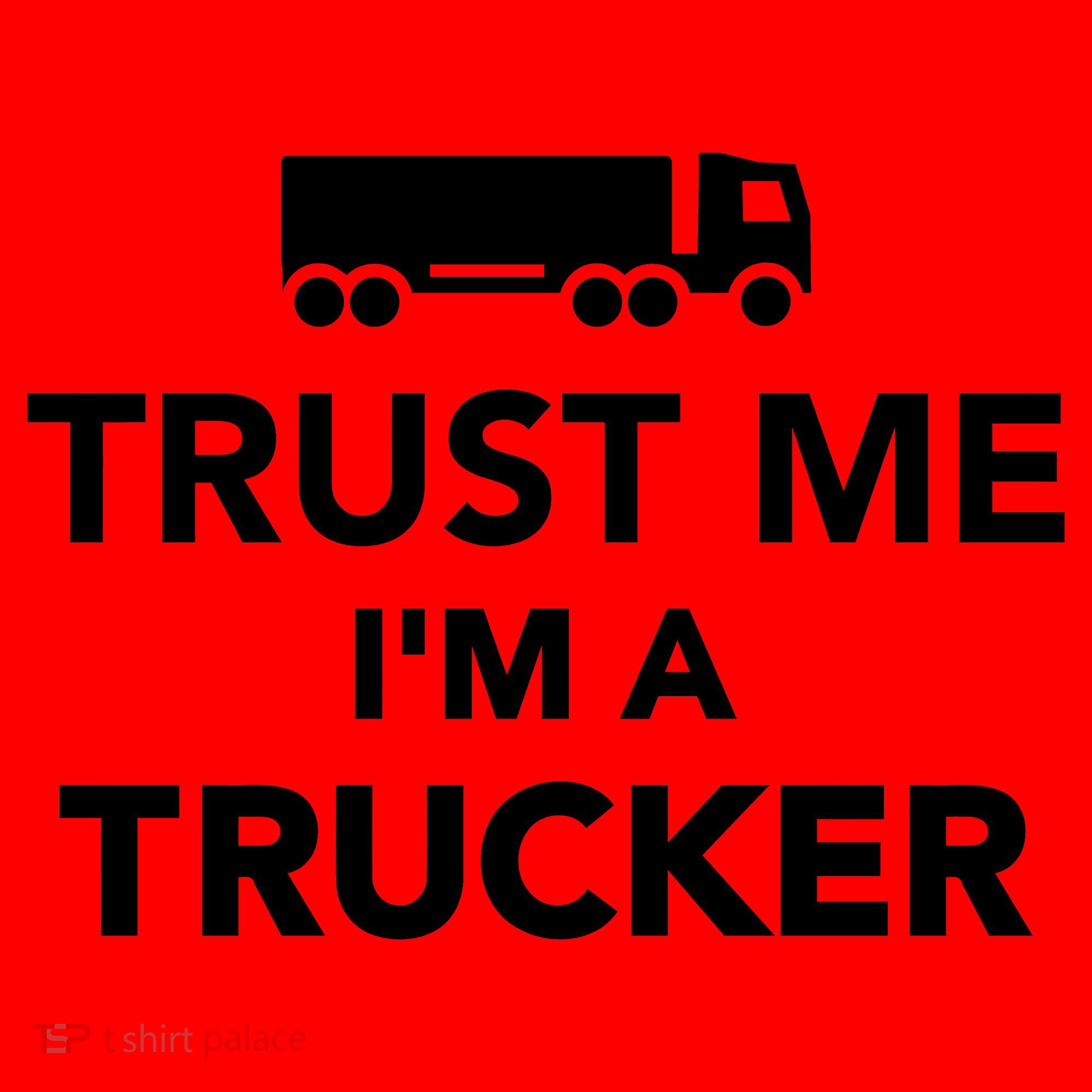 Trust Me I'm A Trucker Santa Hat