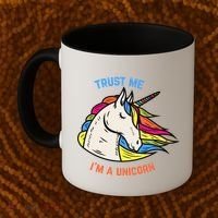Trust Me I'm A Unicorn Coffee Mug thumb 2