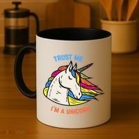 Trust Me I'm A Unicorn Coffee Mug thumb 4