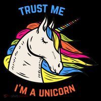 Trust Me I'm A Unicorn Ornament thumb 1
