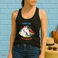 Trust Me I'm A Unicorn Women's Tank Top thumb 2