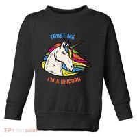Trust Me I'm A Unicorn Toddler Sweatshirt thumb 0