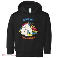 Trust Me I'm A Unicorn Toddler Hoodie thumb 0