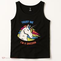 Trust Me I'm A Unicorn Tank Top thumb 2