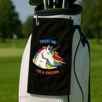 Trust Me I'm A Unicorn Golf Towel thumb 2