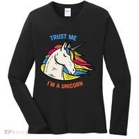 Trust Me I'm A Unicorn Women's Long Sleeve Shirt thumb 0