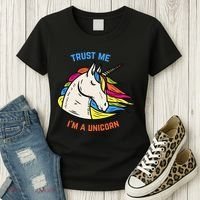 Trust Me I'm A Unicorn Women's T-Shirt thumb 3