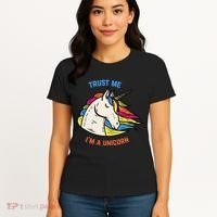 Trust Me I'm A Unicorn Women's T-Shirt thumb 4
