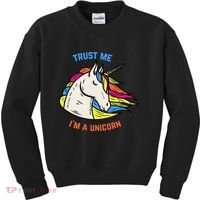 Trust Me I'm A Unicorn Kids Sweatshirt thumb 0