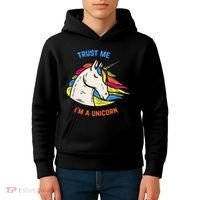Trust Me I'm A Unicorn Kids Hoodie thumb 4