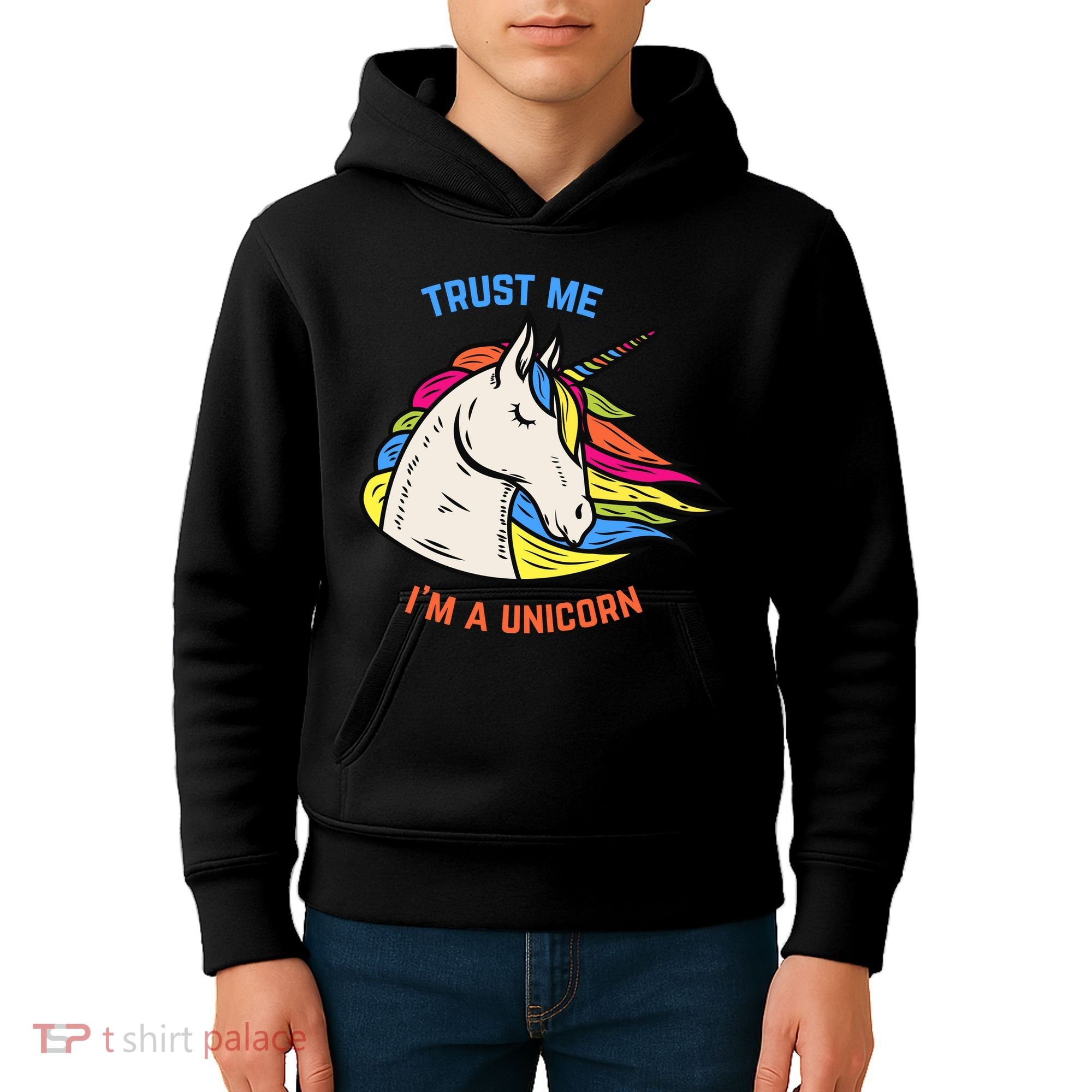 Trust Me I'm A Unicorn Kids Hoodie
