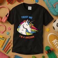 Trust Me I'm A Unicorn Kids T-Shirt thumb 3