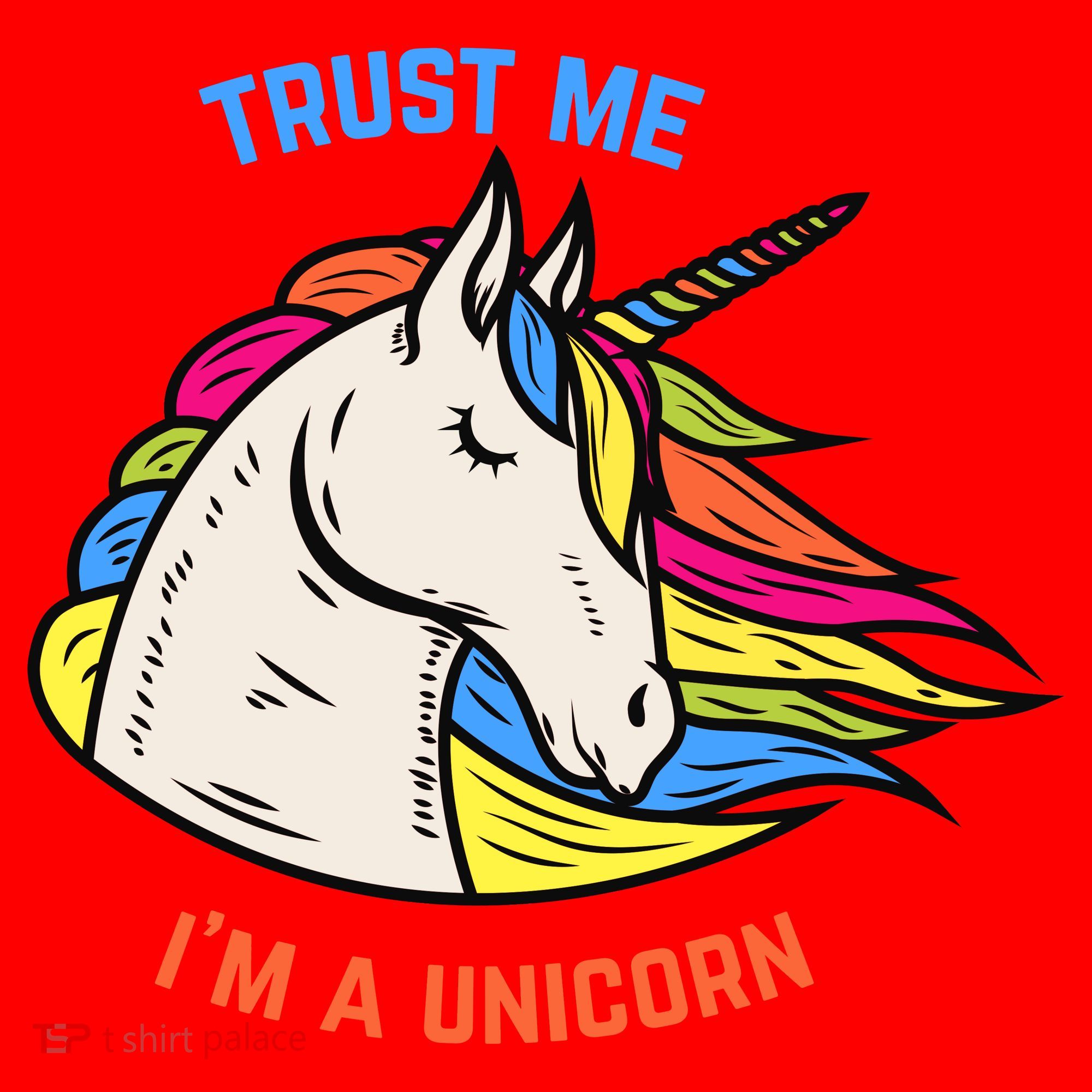 Trust Me I'm A Unicorn Santa Hat