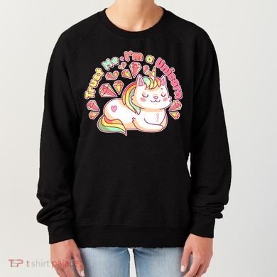 Trust Me I'm A Unicorn Cat Women's Sweatshirt