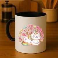 Trust Me I'm A Unicorn Cat Coffee Mug thumb 4