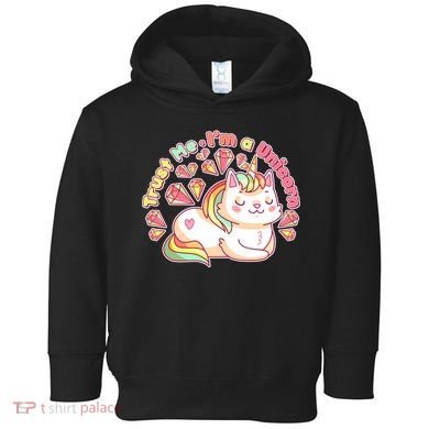 Trust Me I'm A Unicorn Cat Toddler Hoodie