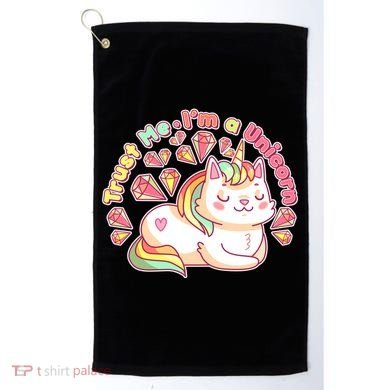Trust Me I'm A Unicorn Cat Golf Towel