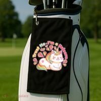 Trust Me I'm A Unicorn Cat Golf Towel thumb 2