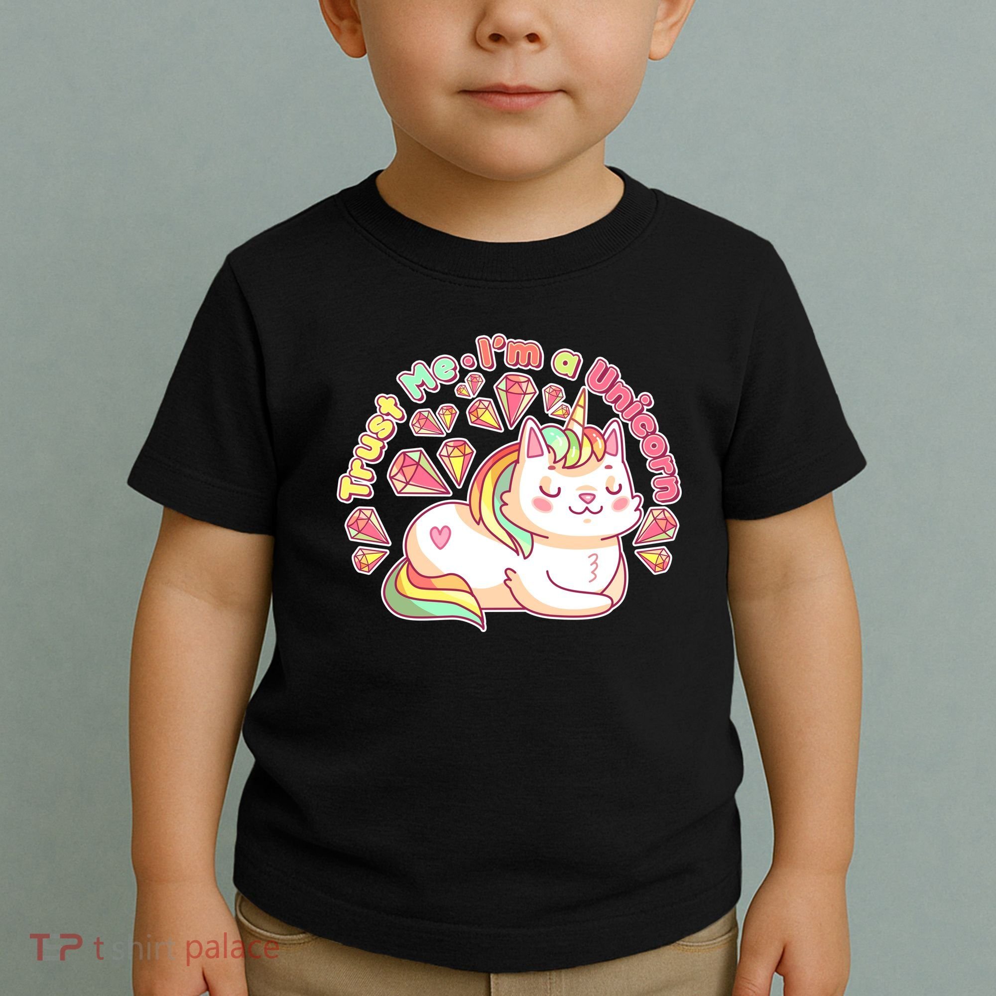 Trust Me I'm A Unicorn Cat Toddler T-Shirt