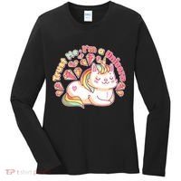 Trust Me I'm A Unicorn Cat Women's Long Sleeve Shirt thumb 0