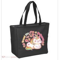 Trust Me I'm A Unicorn Cat Tote Bag thumb 2