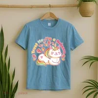 Trust Me I'm A Unicorn Cat T-Shirt thumb 2