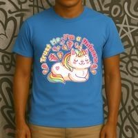 Trust Me I'm A Unicorn Cat T-Shirt thumb 3