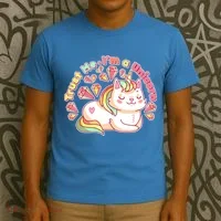 Trust Me I'm A Unicorn Cat T-Shirt thumb 3