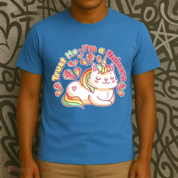 Trust Me I'm A Unicorn Cat T-Shirt