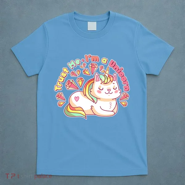 Trust Me I'm A Unicorn Cat T-Shirt