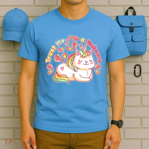 Trust Me I'm A Unicorn Cat T-Shirt