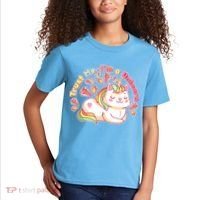 Trust Me I'm A Unicorn Cat Kids T-Shirt thumb 2