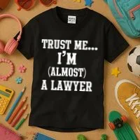 Trust Me I'm Almost A Lawyer Kids T-Shirt thumb 3