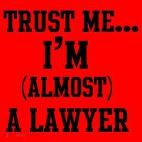 Trust Me I'm Almost A Lawyer Santa Hat thumb 1